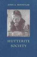 Hutterite Society cover