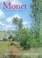 Monet Address Book cover