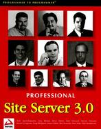 Professional Site Server 3.0 cover