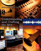 Understanding and Crafting the Mix- The Art of Recording cover