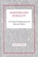 Marxism and Morality cover