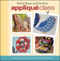 Applique Class cover