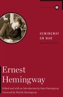 Hemingway on War cover