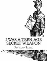 I Was a Teen-Age Secret Weapon cover