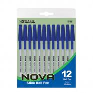 Ballpoint Stick Pens, Medium Point, 1.0 mm, Blue, 12-pk cover