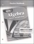 Algebra: Concepts and Applications, Practice Workbook cover