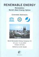 Renewable Energy Renewables World's Best Energy Option  World Renewable Energy Congress Vii, 29 June-5 July 2002, Cologne, Germany cover