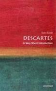 Descartes A Very Short Introduction cover