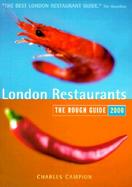 Mini Rough Guide to London Restaurants cover
