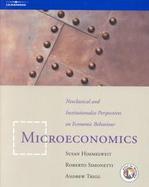 Microeconomics Neoclassical and Institutionalist Perspectives on Economic Behaviour cover