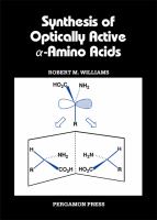 Synthesis of Optically Active [Alpha]-Amino Acids cover