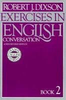 EXERCISES IN ENGLISH CONVERSATION,BK.2 cover