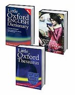 The Little Oxford English Dictionary, Eighth Edition + the Little Oxford Thesaurus, Second Edition + the Little Oxford Dictionary of Quotations, Third cover