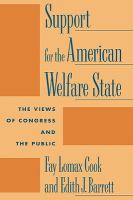 Support for the American Welfare State The Views of Congress and the Public cover