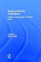 Science Fiction Collections Fantasy, Supernatural and Weird Tales cover