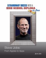 Steve Jobs : From Apples to Apps cover