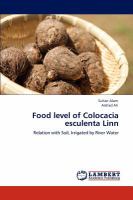 Food Level of Colocacia Esculenta Linn cover