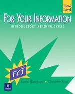 For Your Information Intro Introductory Reading Skills cover