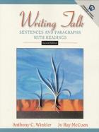 Writing Talk: Sentences & Paragraphs with Readings cover