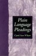 Plain Language Pleadings cover