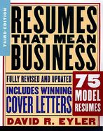 Resumes That Mean Business cover