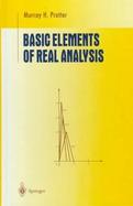Basic Elements of Real Analysis cover