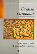 English Grammar: A Generative Perspective cover