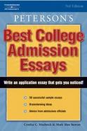 Peterson's Best College Admission Essays cover