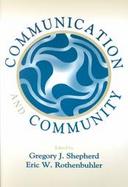 Communication and Community cover