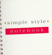 Simple Style Notebooks, Red cover