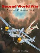 The Second World War Airplane Coloring Book cover