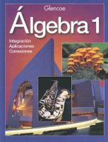 Algebra 1: Integration - Applications - Connections cover