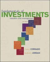 Fundamentals of Investments Valuation and Management cover