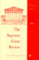 Supreme Court Review, 1986 cover