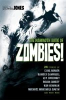 The Mammoth Book of Zombies cover
