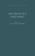 Mathematics and Mind cover