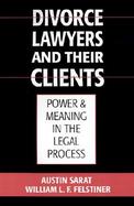 Divorce Lawyers and Their Clients Power and Meaning in the Legal Process cover