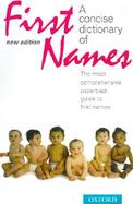 A Concise Dictionary of First Names cover