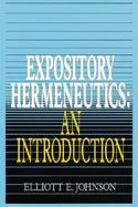 Expository Hermeneutics An Introduction cover