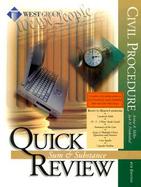 Sum & Substance Quick Review Civil Procedure cover