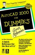 AutoCAD Release 2000 for Dummies: Quick Reference cover