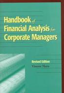 Handbook of Financial Analysis for Corporate Managers cover
