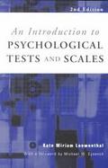 An Introduction to Psychological Tests and Scales cover