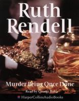 Murder Being Once Done cover