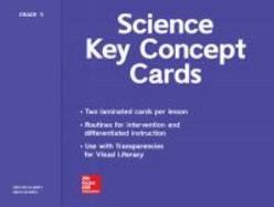 Science, A Closer Look, Grade 5, Key Concept Cards cover