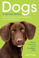 Dogs A Natural History cover