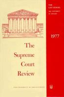 Supreme Court Review 1977 cover