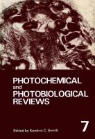 Photochemical and Photobiological Reviews cover