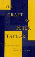 The Craft of Peter Taylor cover