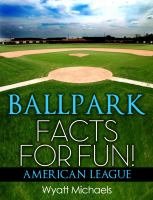 Ballpark Facts for Fun! American League cover